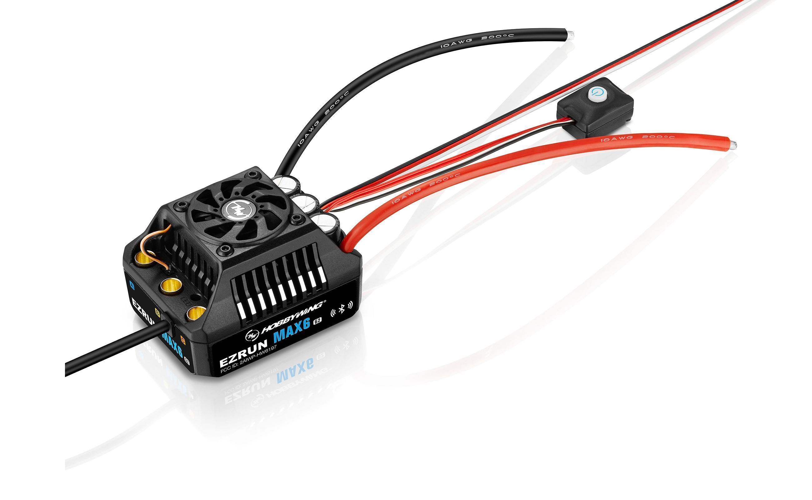Бесколлекторный сенсорный регулятор HobbyWing EZRUN MAX6 G2 для масштаба 1:6 - HW-30105100
