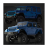 Радиоуправляемый краулер Double Eagle Jeep Wrangler 4WD RTR масштаб 1:14 2.4G - E340-003|BLUE