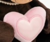 Медведь Choco*Milk с сердцем 70 см - M003|70