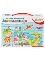 Настольная игра Bright Kids Весёлые магнитики Динозаврики - ИН-5523