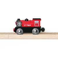 Паровоз со светом на батарейках Hape - E3703_HP