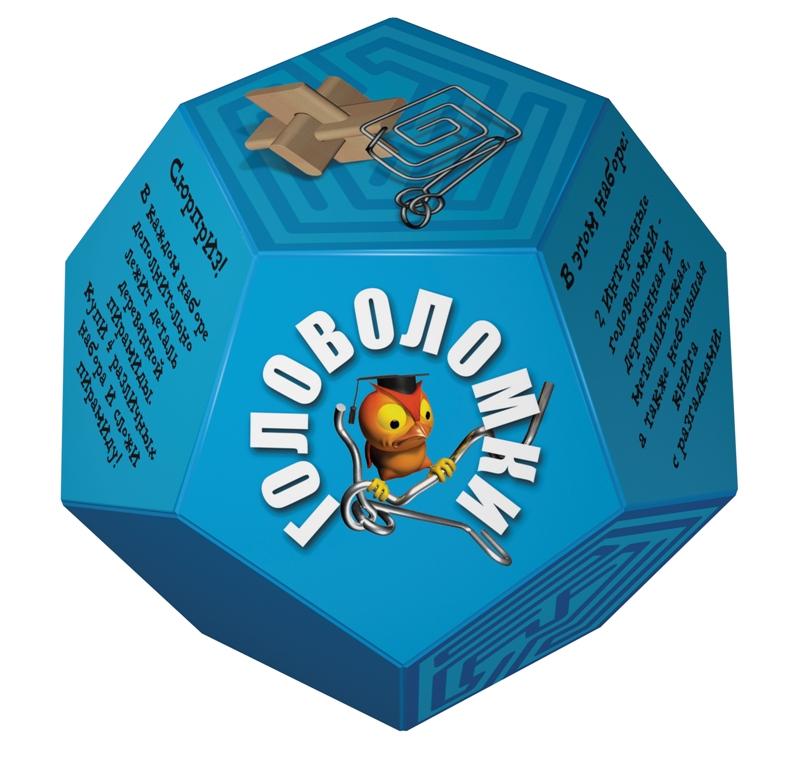 Головоломка Новый формат Додекаэдр Голубой - 80356