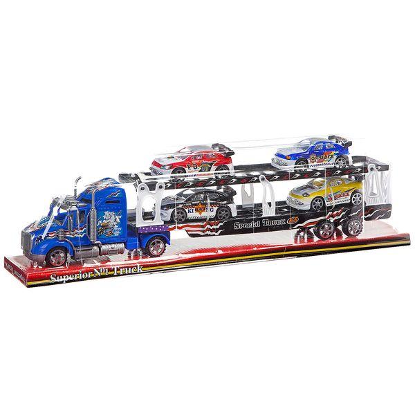 Игровой набор Shenzhen Toys Автовоз с 4 машинами, 45638 - В79571