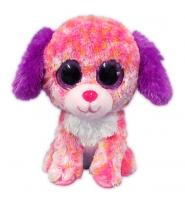 Мягкая игрушка ABtoys Собачка светло-розовая, 15 см - M0025