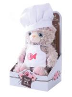 Мягкая игрушка Angel Collection Котик Cat story Поваренок 20 см - 681344