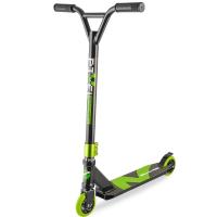 Трюковой самокат Novatrack Pixel, черно-зеленый - 100A.PIXEL.BGR7