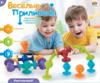 Конструктор ABtoys с присосками *Веселые прилипалы*, мягкий, 13 деталей - PT-00800(WZ-A4774)