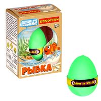 Растущие в воде животные Bondibon «ВЫРАСТИ РЫБКУ», яйцо зелёное - ВВ5371-4
