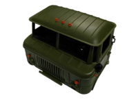 Кабина для wpl газ-66 зелёная - B24-01G