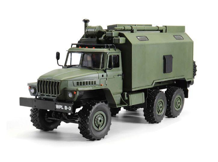 Радиоуправляемый внедорожник HENG LONG Советский военный грузовик *Урал* 4WD RTR масштаб 1:16 2.4G - HL3853B