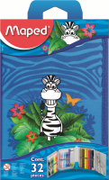 Пенал с наполнением MAPED JUNGLE - 967814