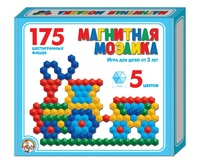 Мозаика магнитная шестигранная Десятое королевство 20|5цв| 175шт - 00959