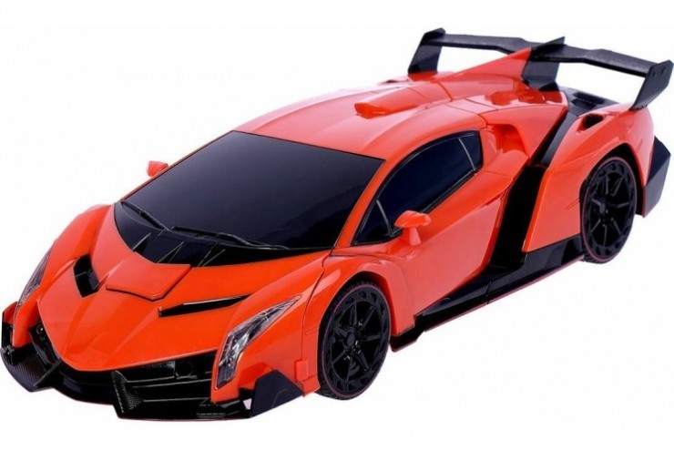Радиоуправляемый трансформер MZ Lamborghini Veneno масштаб 1:14  - MZ-2319P-ORANGE