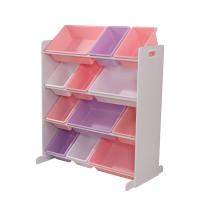 Система для  хранения с 12 контейнерами KidKraft, цвет Белый - 15450_KE