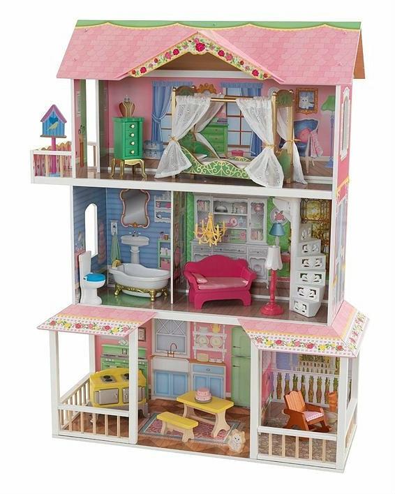 Деревянный дом для Барби KidKraft Карамельная Саванна с мебелью - 65851_KE