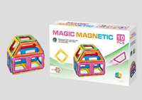 Конструктор магнитный Junfa Toys Домик, 10 элементов - JH8951D