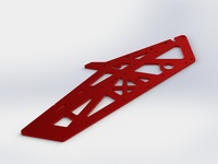 Пластина шасси ARRMA (алюм) - AR320260