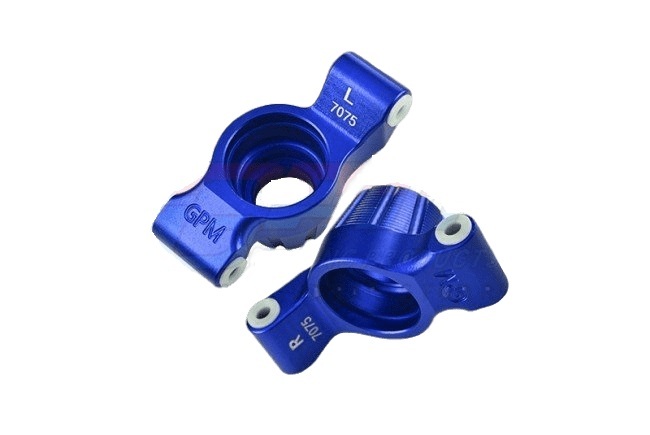 Алюминиевые опоры задней оси-заглушки TRAXXAS MAXX MONSTER TRUCK Aluminum 7075-T6 Rear Stub AXLE Carriers - GPM TXMS022N - TXMS022N-B