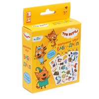 Настольная игра Origami Три кота Бабл-дабл - 07348