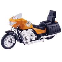 Коллекционная модель мотоцикла Motormax MX Series - Touring Bike, оранжевая