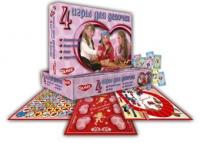 Настольная игра 4 игры для девочек - 1163Н