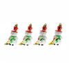 Снеговик с метлой Snowmen, 5 см (4 штуки) - Е0459