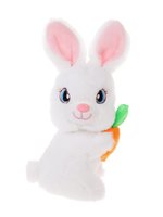 Мягкая игрушка Fluffy Family Зайка с морковкой 18 см - 682116