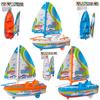 Лодка парусная Junfa Toys заводная - 535-6