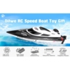 Радиоуправляемый катер HJ Toys HJ806 RTR 2.4G (черный) - HJ806-B