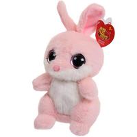 Мягкая игрушка Abtoys Глазастики. Кролик розовый, 18см - M4919
