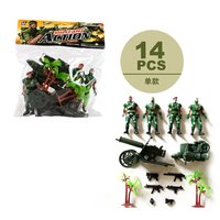 Игровой набор Военный, 14 предметов - JL668-25