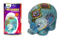 Мозаика из пайеток 3D Слон Волшебная мастерская - 3D-06