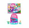Игровой набор с куклой 1TOY из серии Cuppatinis, 10 см. с трансформирующейся юбочкой и танцполом - Т10611