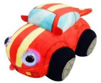 Интерактивная мягкая игрушка 1Toy *Дразнюка: Би-би* Гоночная машинка, 18 см - Т12048
