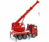Автокран Bruder Mercedes-Benz Arocs с модулем со световыми и звуковыми эффектами, красный - 03-670