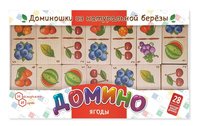Настольная игра Нескучные игры Домино Ягоды (бруски из березы) - 8491