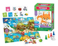 Настольная игра Русский Стиль Тренажёр Речевой New - 03417