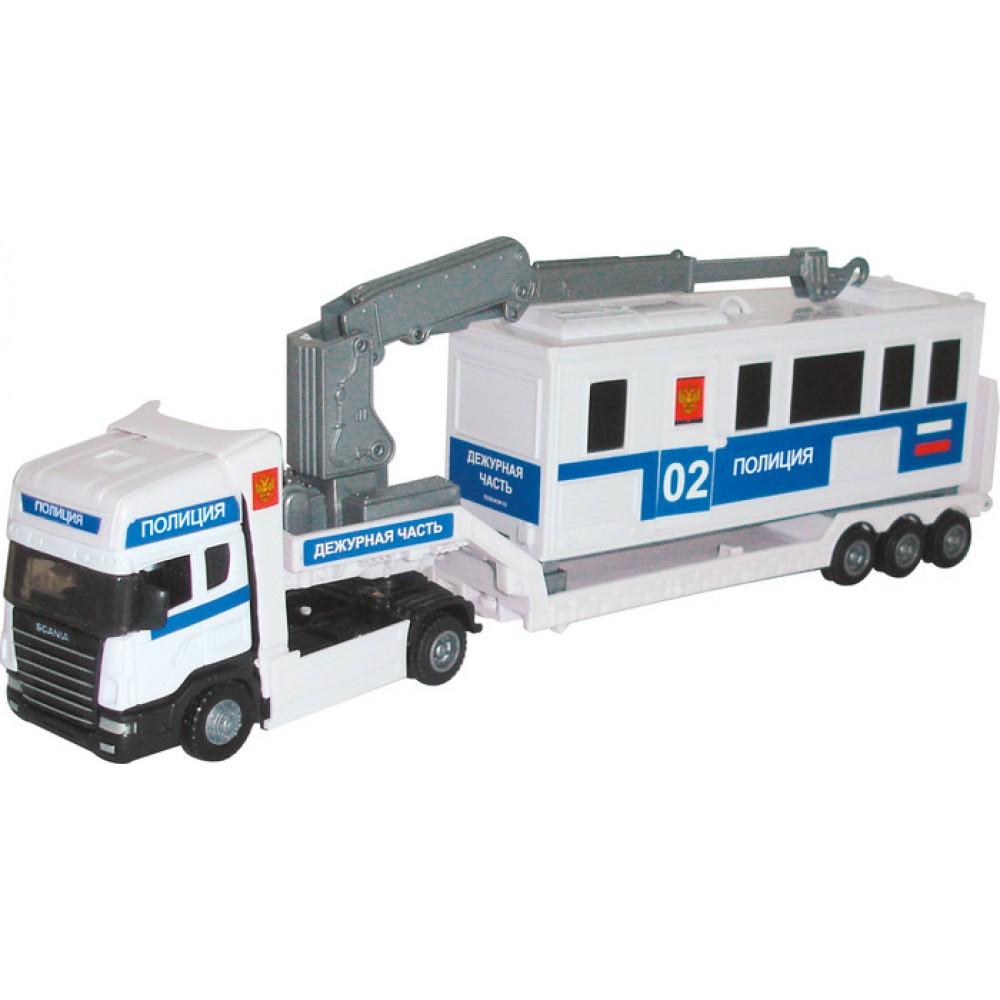 Машина Autogrand *SCANIA* база на платформе, полиция 1:48, серия TRUCK - 34208