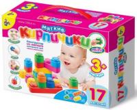 Конструктор Мягкие кирпичики мини 17 деталей - 02673