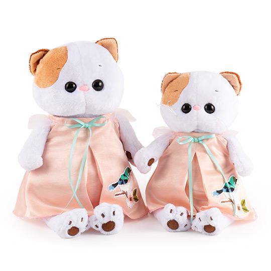 Мягкая игрушка Budi Basa Ли-Ли в нежно-розовом платье с птичкой 24 см - LK24-024