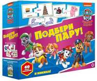 Настольная игра Щенячий патруль. Подбери пару. Логика для малышей. Развивающий набор - 4284-6