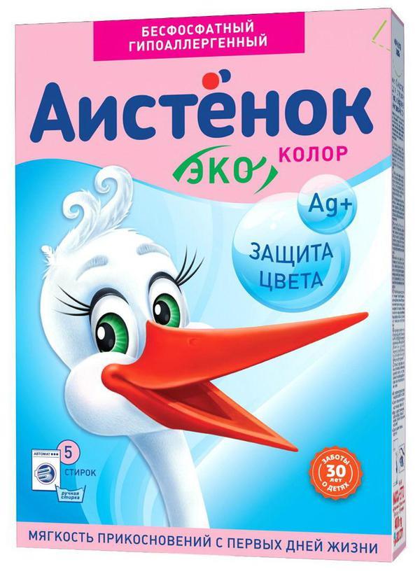 Стиральный порошок Аистёнок Колор ЭКО Защита цвета 400 гр - 4301010012