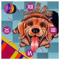 Алмазные часы Color Kit Счастливый пес 30*30 - 7303006