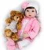 Кукла Aori Reborn Baby Doll Brown teddy, 56 см