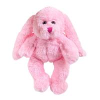 Мягкая игрушка ABtoys Кролик розовый, 15 см - M2061