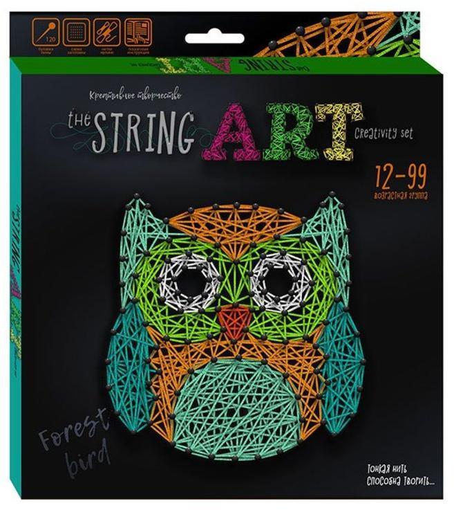Набор креативного творчества Danko Toys STRING ART Сова - STRA-01-02