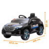 Электромобиль Harley Bella Mercedes Police EQC 400 12V 2WD