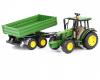 Трактор Bruder John Deere 5115M с прицепом - 02-108