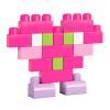 Конструктор 60 деталей в розовой сумке Mega Bloks - DCH54