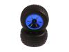 Blue Chrome Rim & Tire Complete (17701PB+17702) 2P